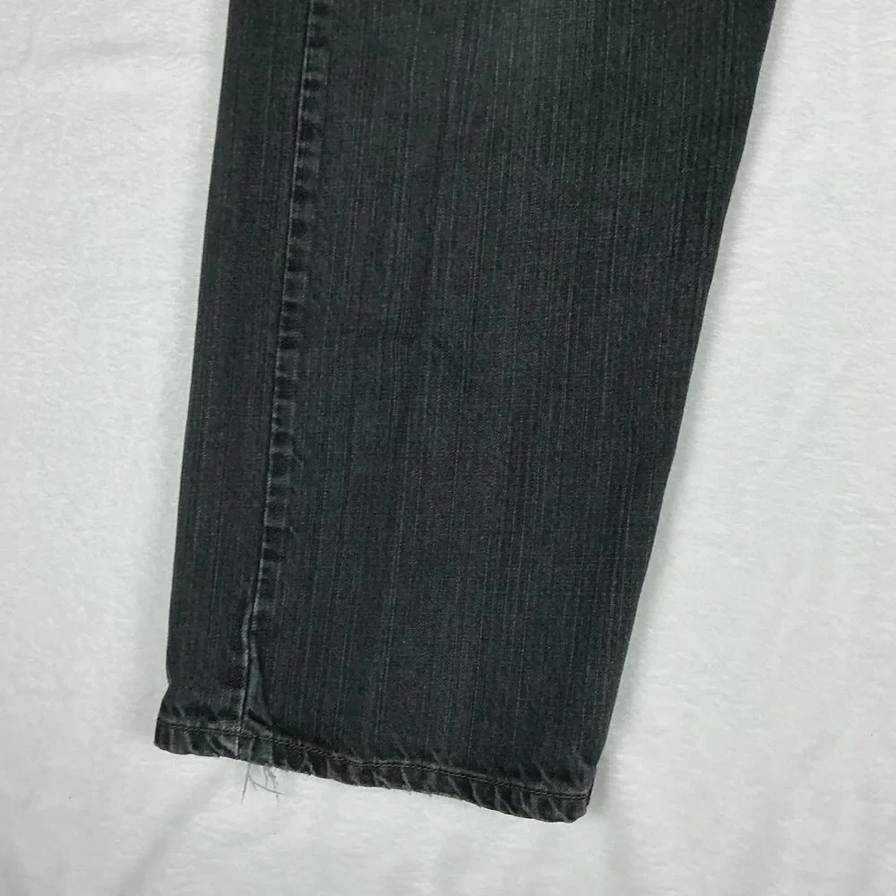 Levi’s SilverTab Baggy Jeans Men’s 36x30 Gray Baggy Y2K Skater Distressed Hem